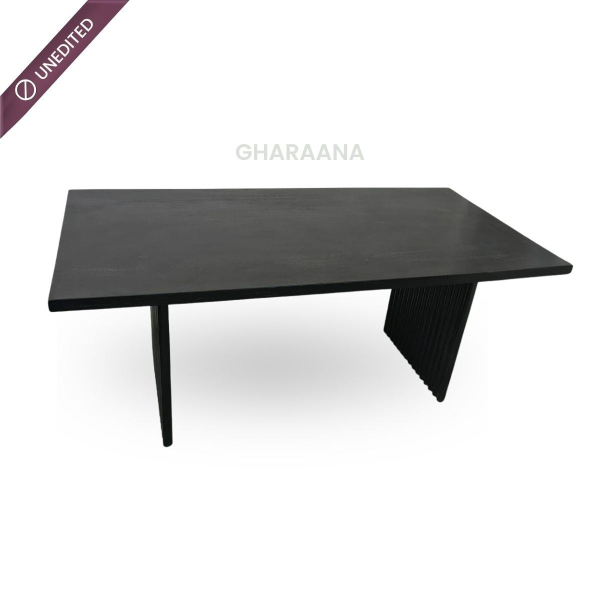 Flute Wooden Dining Table Set - Dining Set - Gharaana