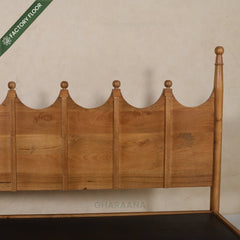 Lavanya 100% Solid Wood Bed - Beds - Gharaana