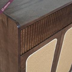 Helen Wooden Full Size Shoe Cabinet - Shoe Racks - Gharaana