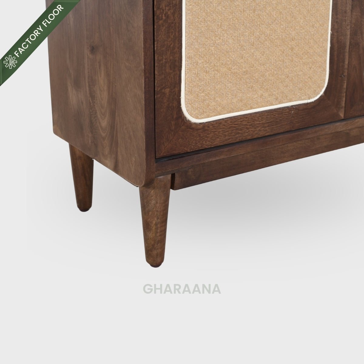 Helen Wooden Full Size Shoe Cabinet - Shoe Racks - Gharaana