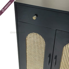 Tira Wooden Full Size Shoe Cabinet - Shoe Racks - Gharaana