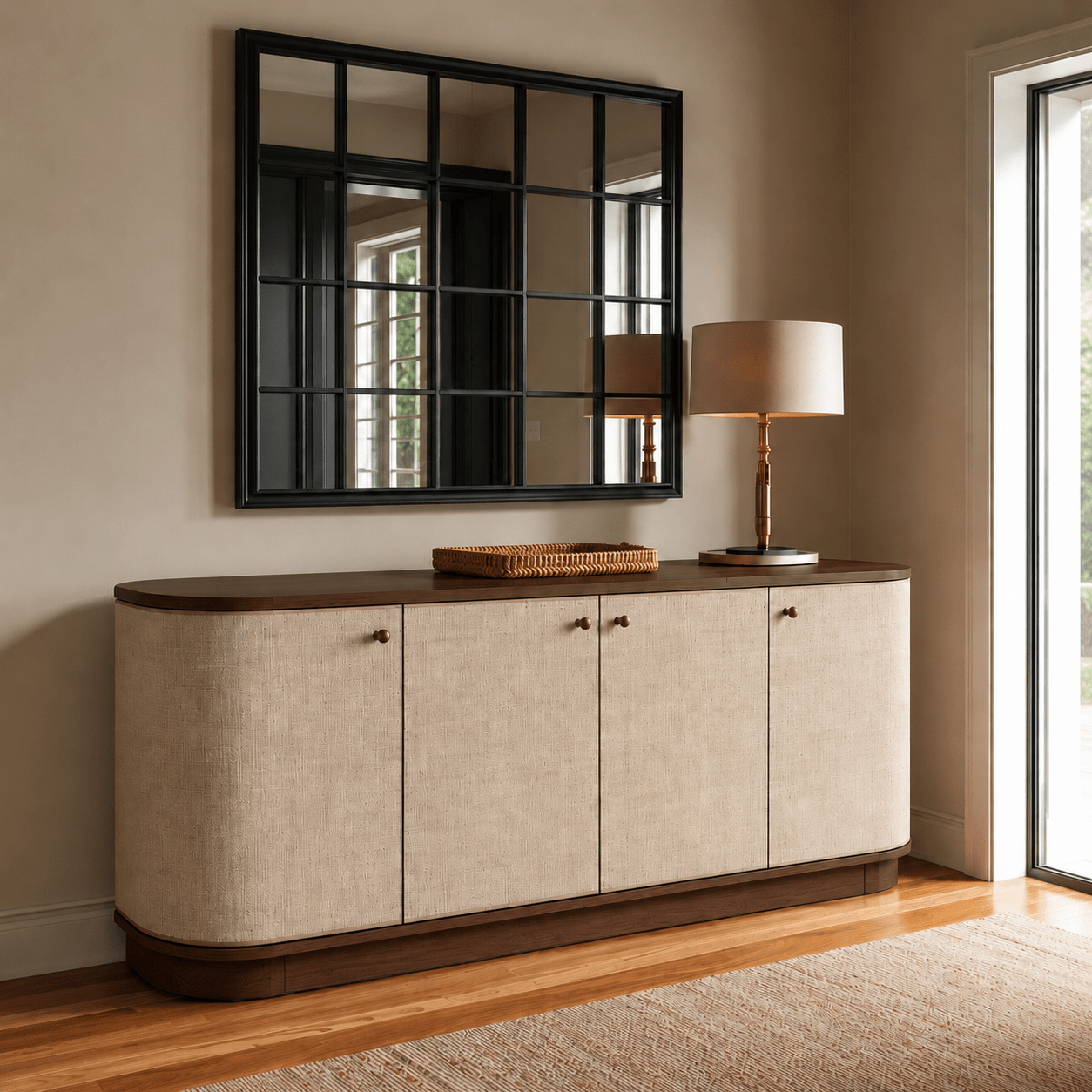 Maya Wooden Storage Cabinet - Entertainment Centers & TV Stands - Gharaana