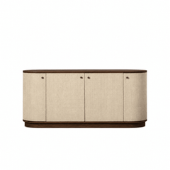 Maya Wooden Storage Cabinet - Entertainment Centers & TV Stands - Gharaana