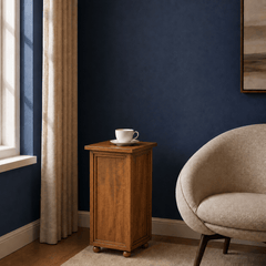 Berlin Rectangular Wooden Side Table - Side Tables - Gharaana