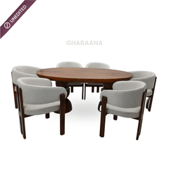 Somany Wooden Dining Table Set - Dining Set - Gharaana