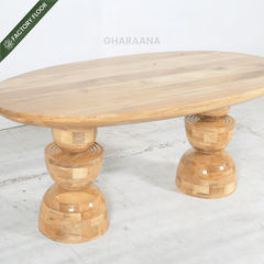 Somany Wooden Dining Table Set - Dining Set - Gharaana