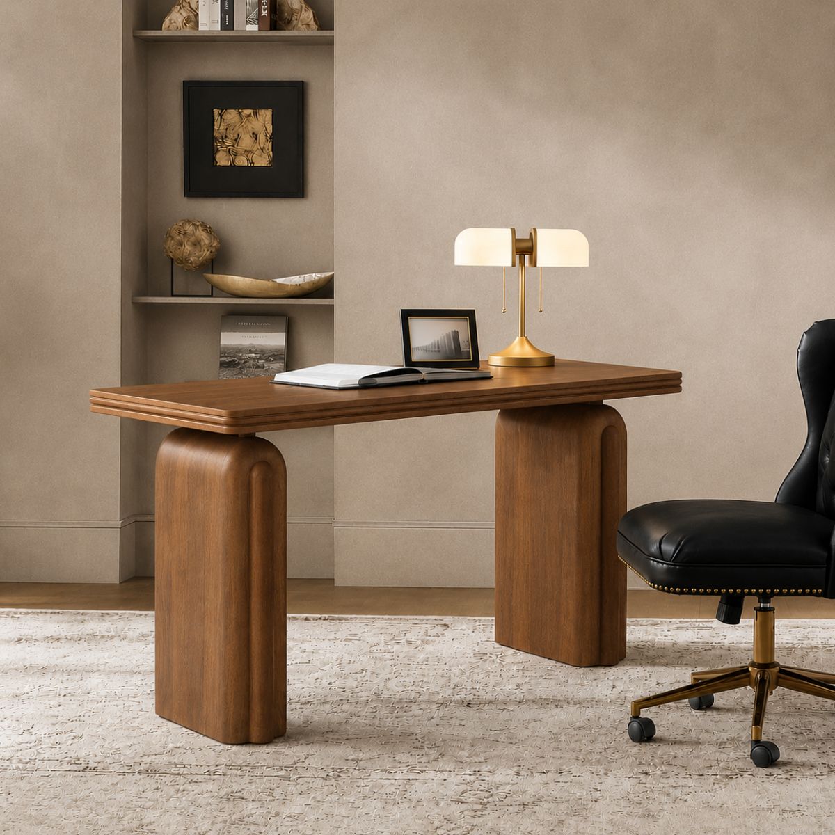 Jive Wooden Home Office Desk - Office Desk - Gharaana