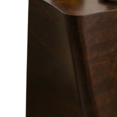 Myra Twisted Wooden Side Table - Side Tables - Gharaana