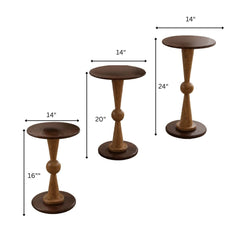 Casa Wooden Side Table - Side Tables - Gharaana