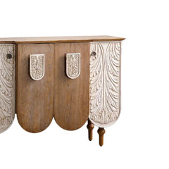 Victorian Wooden Storage Cabinet - Entertainment Centers & TV Stands - Gharaana