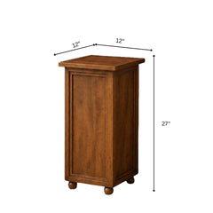 Berlin Rectangular Wooden Side Table - Side Tables - Gharaana