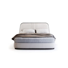 Duke 100% Solid Wood Upholstered Bed - Beds - Gharaana