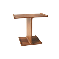Bella T-shaped Wooden Side Table - Side Tables - Gharaana