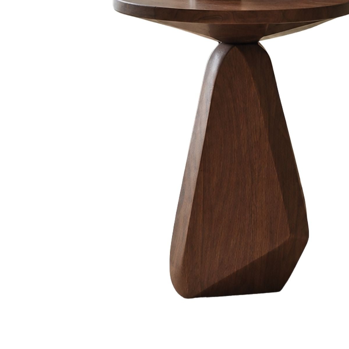 Gravity Abstract Wooden Side Table - Side Tables - Gharaana