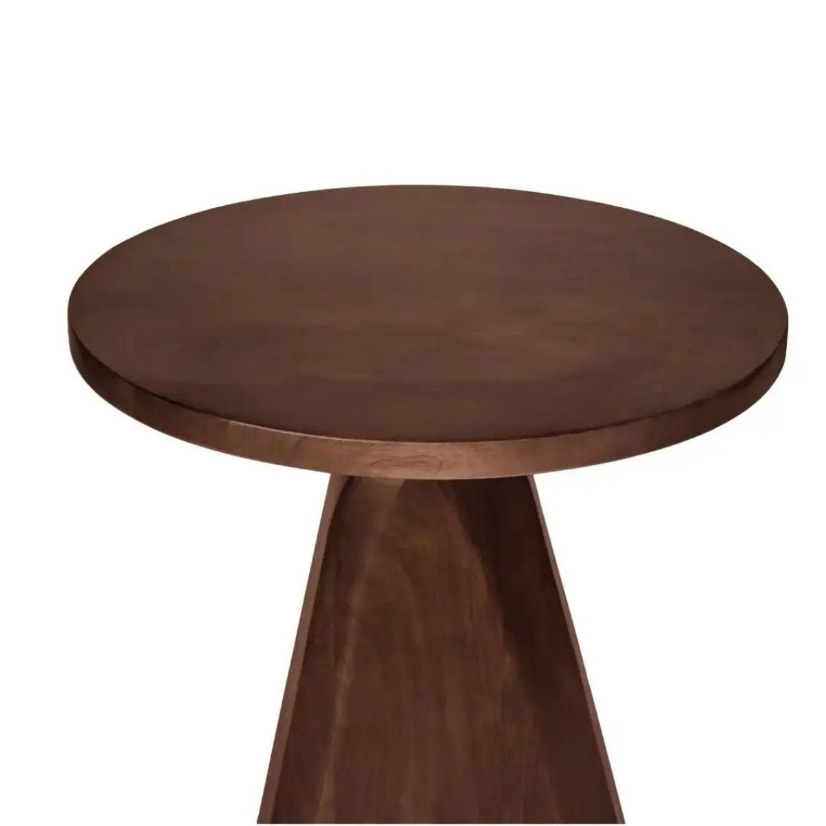 Gravity Abstract Wooden Side Table - Side Tables - Gharaana