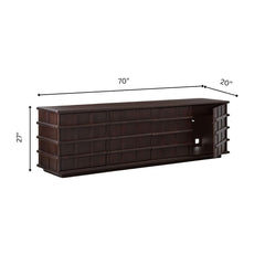 Noir Wooden Full Size Storage Cabinet - Entertainment Centers & TV Stands - Gharaana