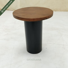 Rooted Wooden Side Table - Side Tables - Gharaana