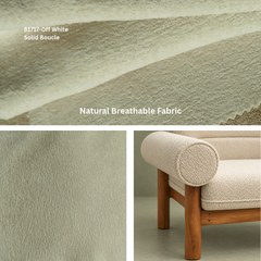 Casa Wooden Plush Armchair