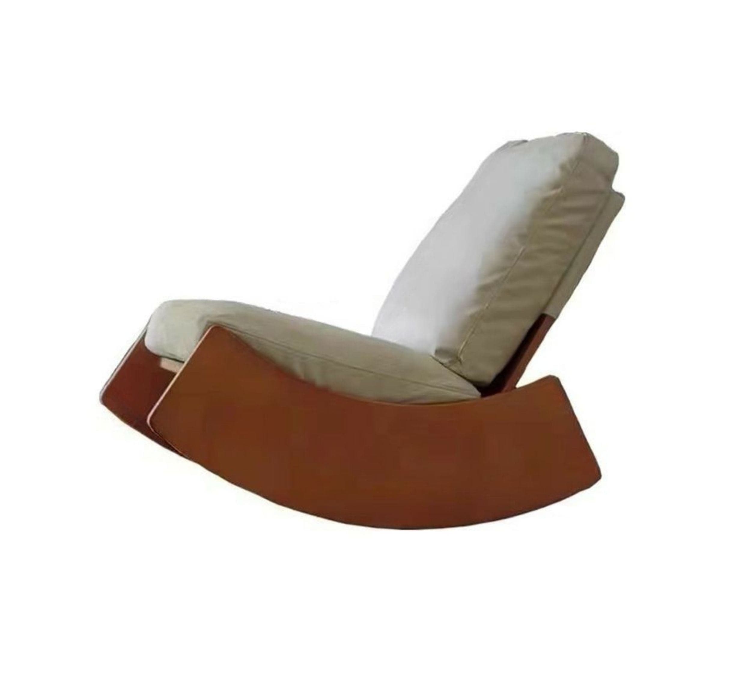Jase Plush Rocking Chair - Armchairs - Gharaana