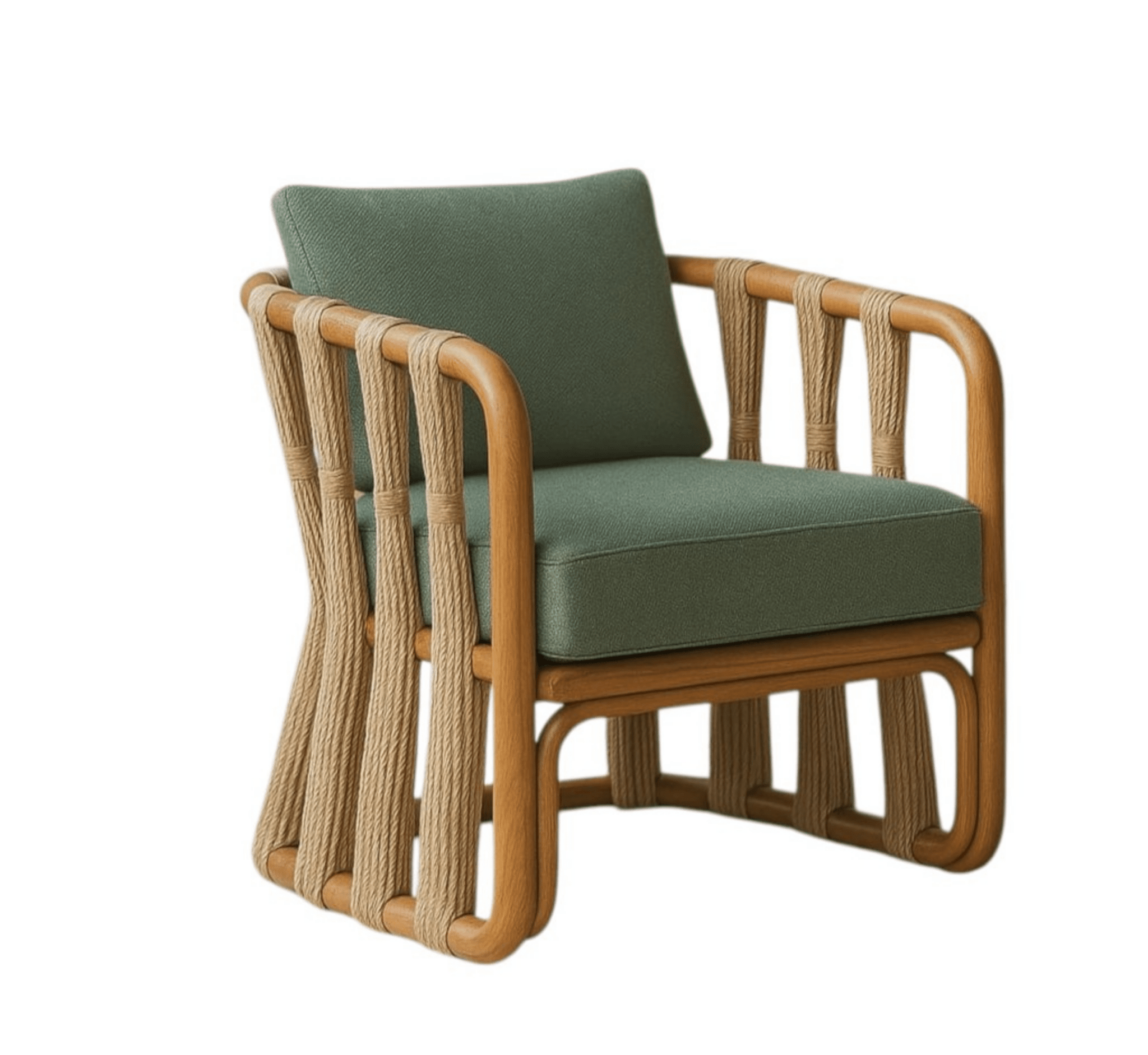 Mac & Morgan Plush Armchair - Armchairs - Gharaana
