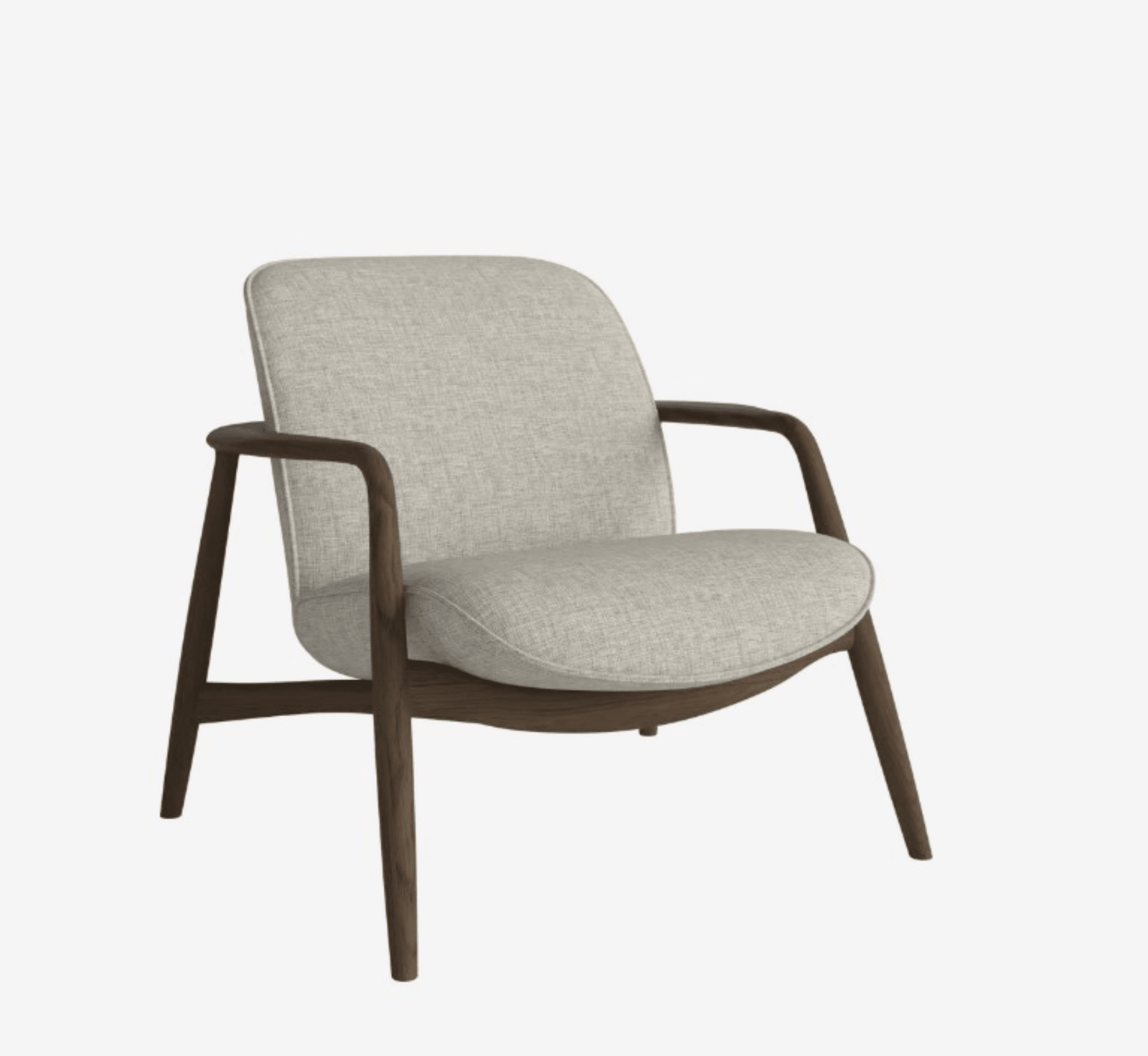 Slique Wooden Upholstered Armchair - Armchairs - Gharaana