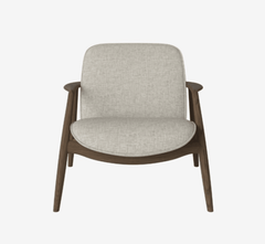 Slique Wooden Upholstered Armchair - Armchairs - Gharaana