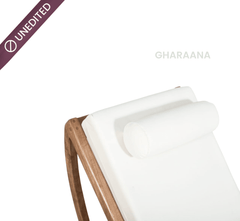 Snooze Wooden Plush Rocking Armchair - Armchairs - Gharaana