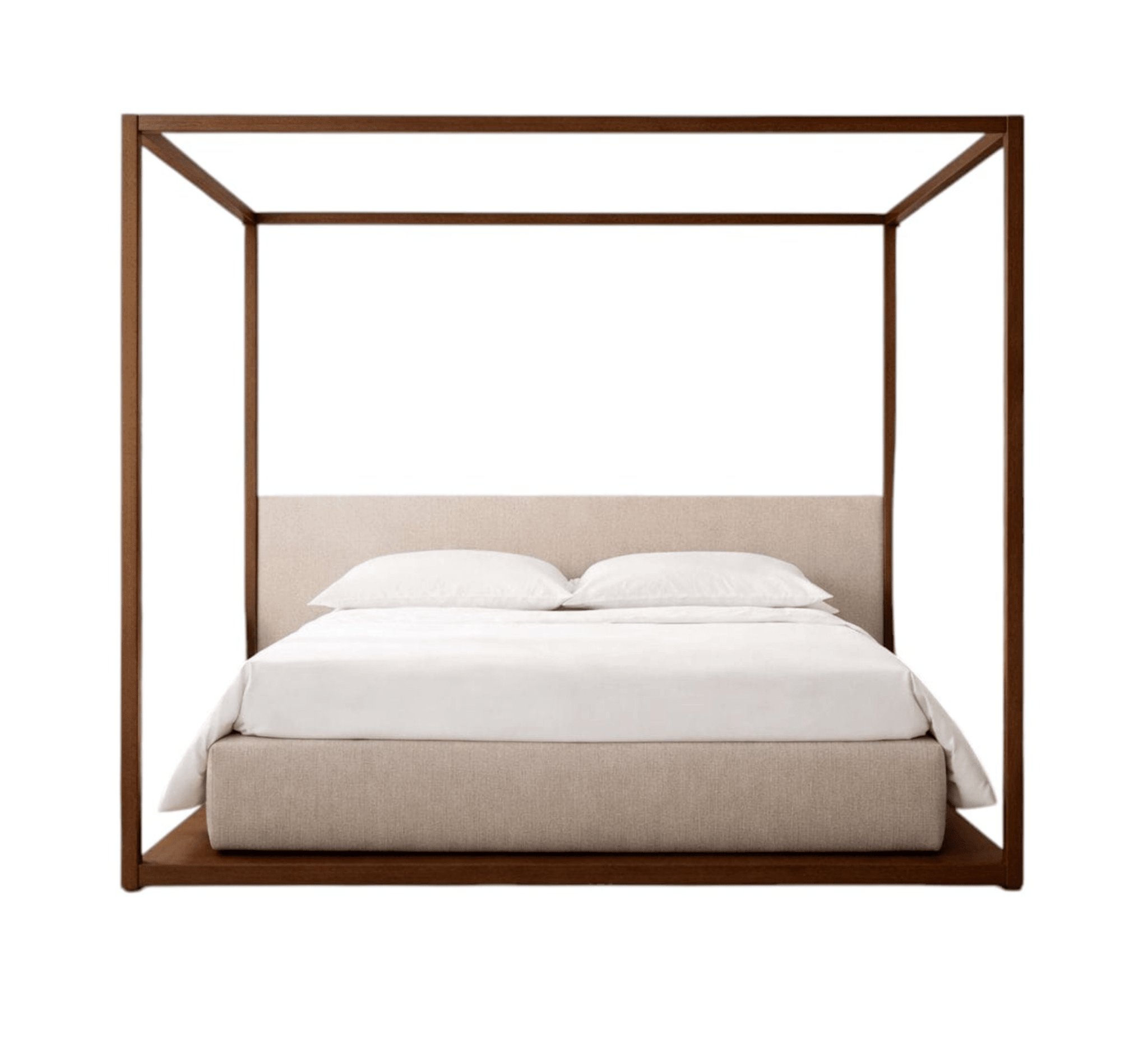 Kaza 100% Solid Wood Poster Bed - Beds - Gharaana