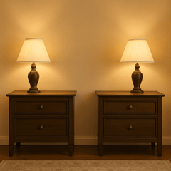 Gharaana Bedsides Kavya Wooden Bedside Table