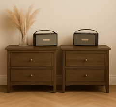 Gharaana Bedsides Lisa Wooden Bedside Table