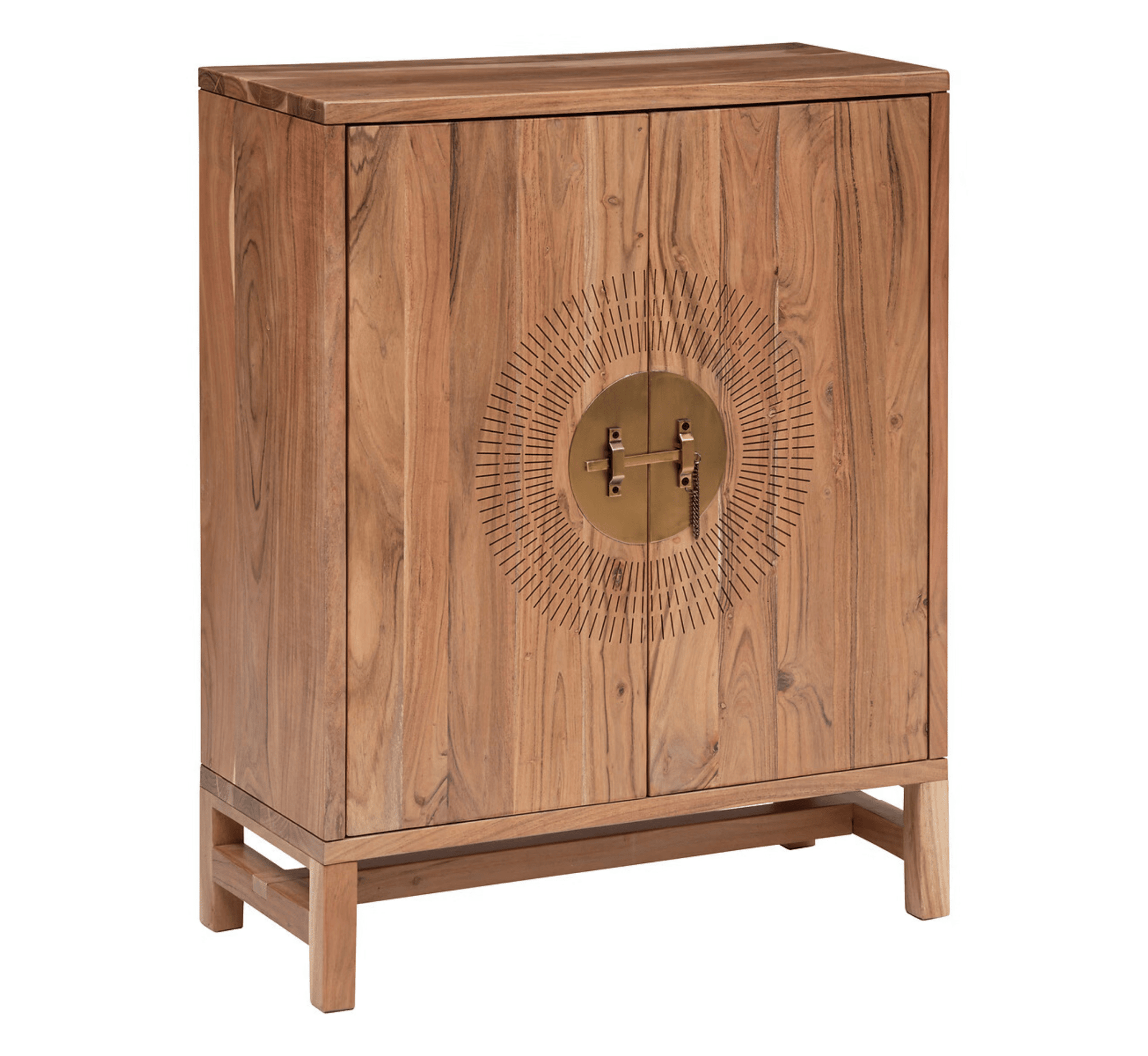 Armour Wooden Storage Cabinet - Credenza Hutches - Gharaana