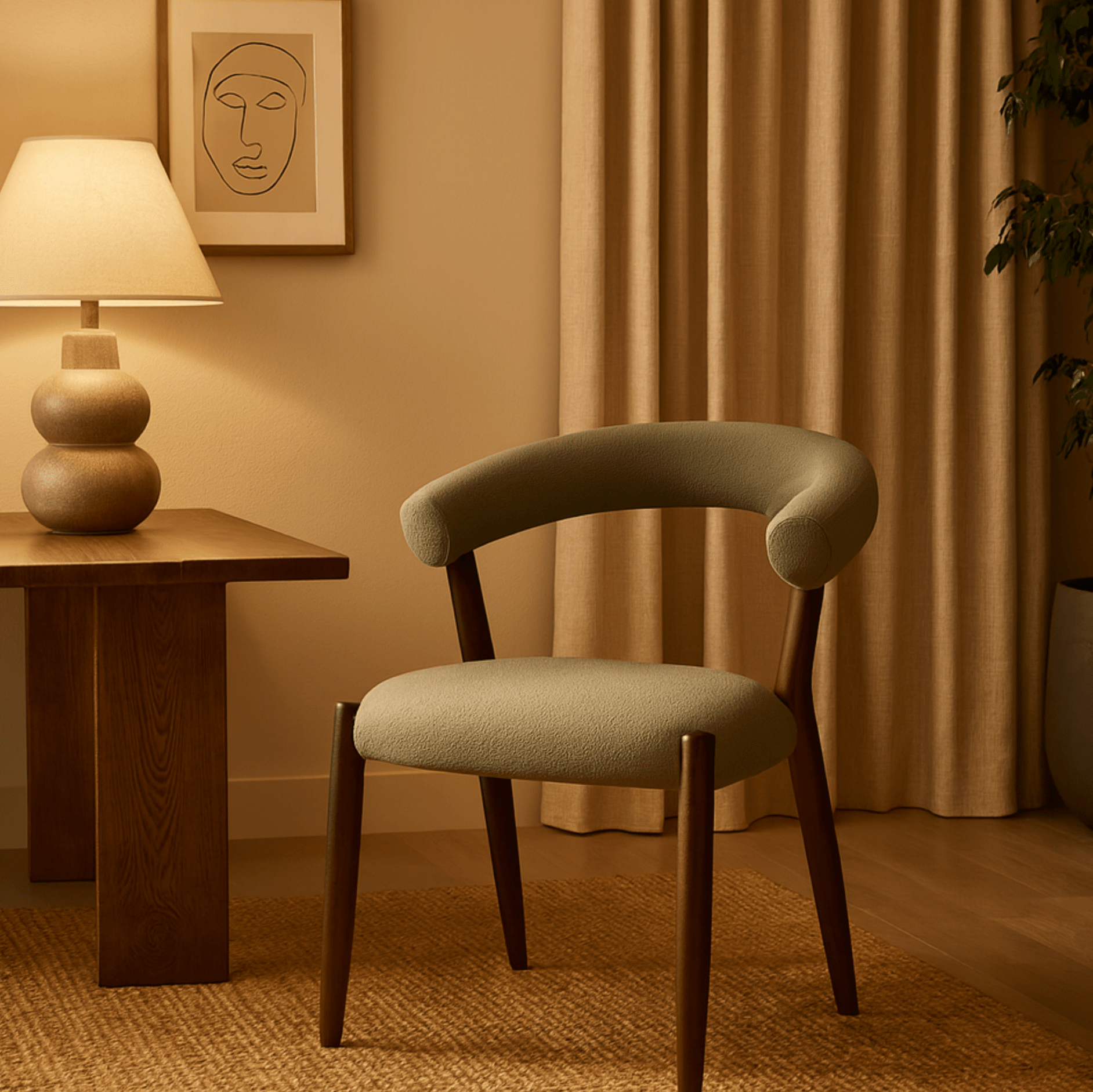 Celine S/2 Dining Chairs - Dining Chairs - Gharaana