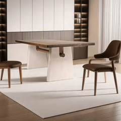 Vaayu Wooden Dining Table Set - Dining Set - Gharaana