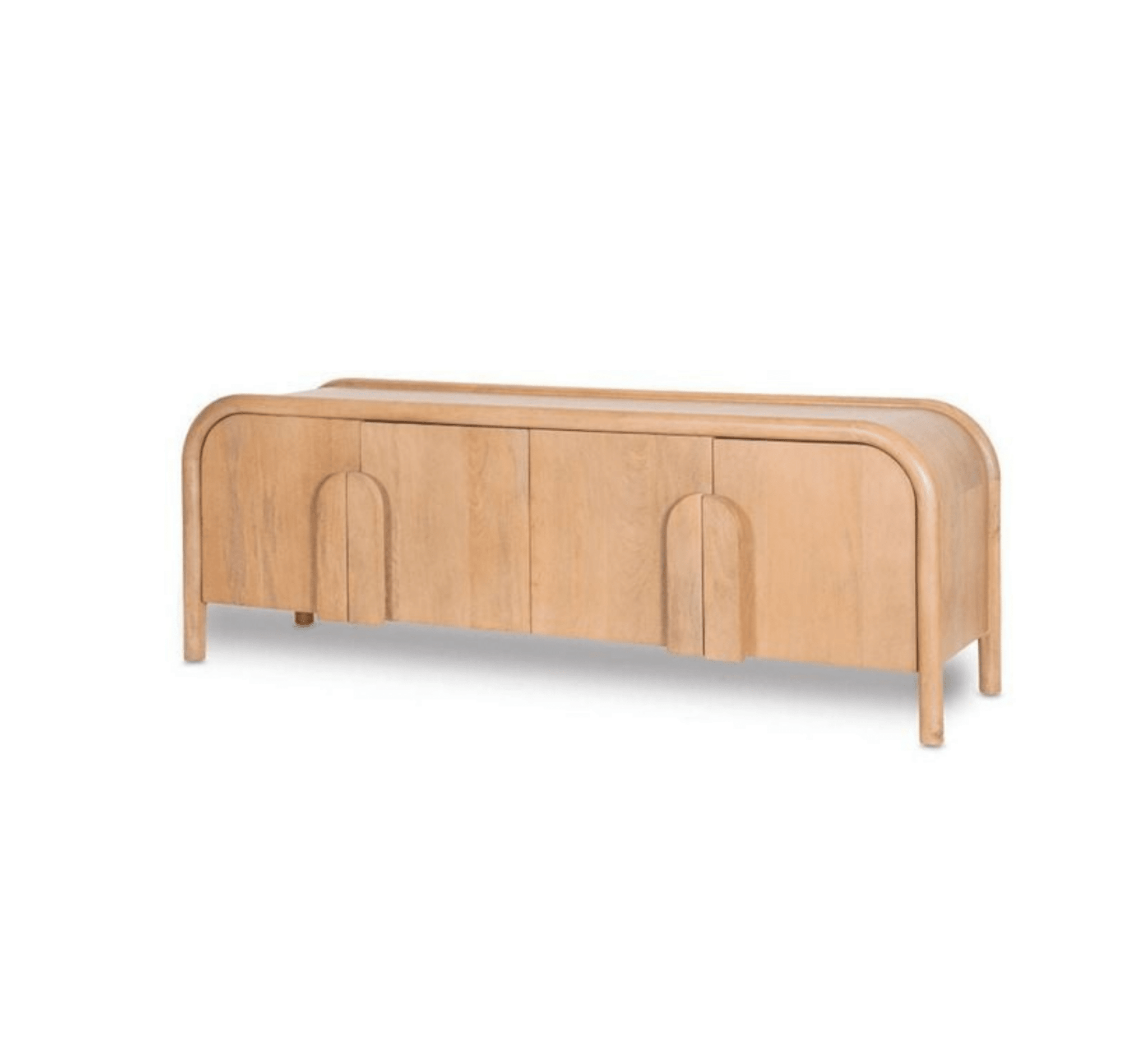 Leila Wooden 6FT TV Console - Entertainment Centers & TV Stands - Gharaana