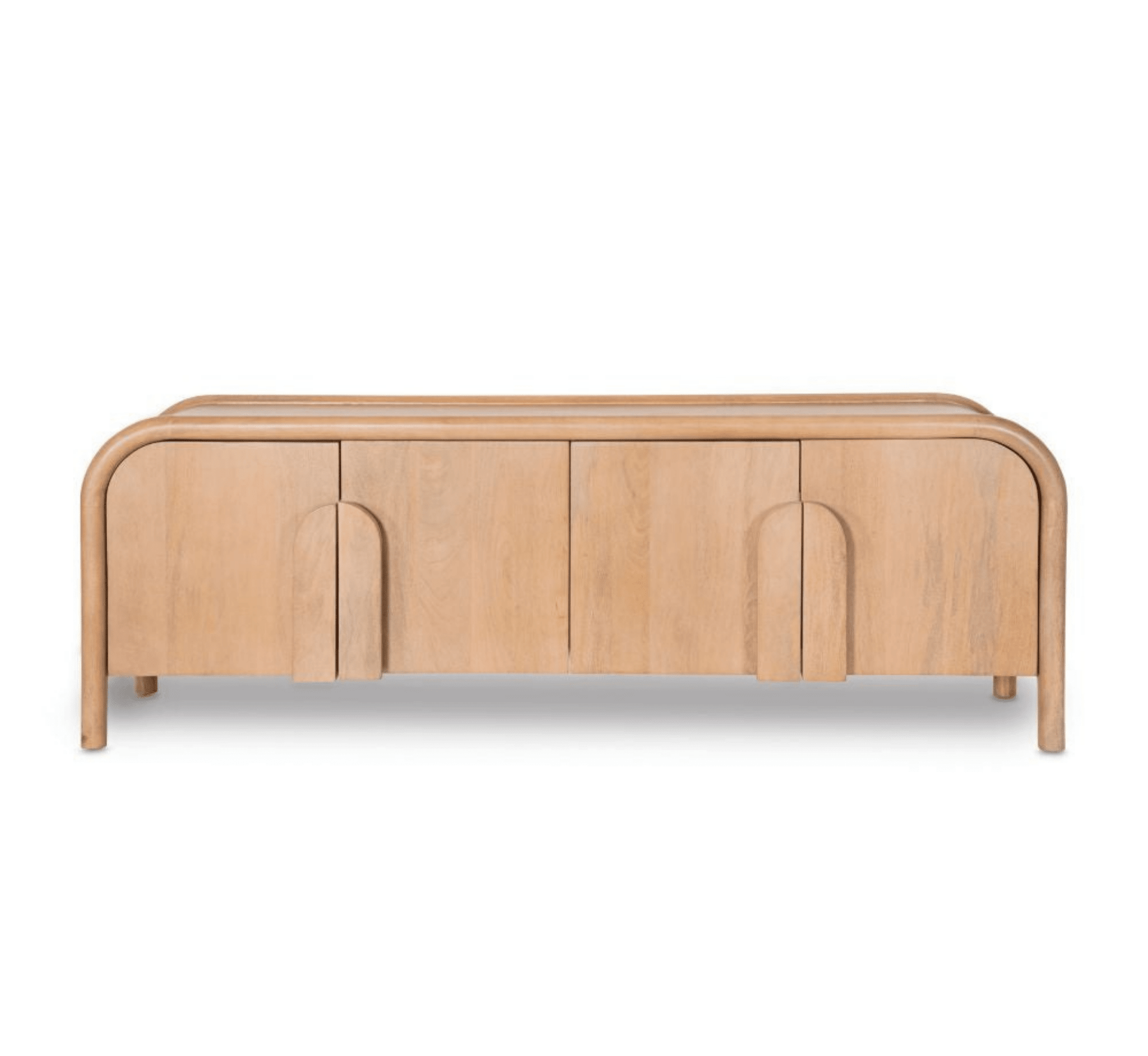 Leila Wooden 6FT TV Console - Entertainment Centers & TV Stands - Gharaana