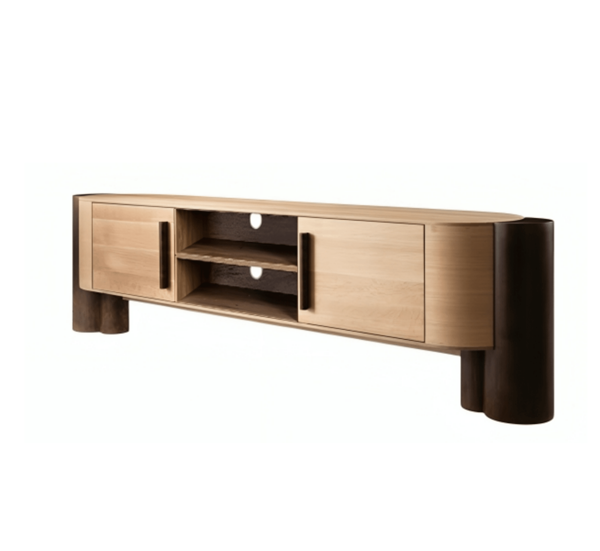 Symphony Wooden 6FT TV Console - Entertainment Centers & TV Stands - Gharaana