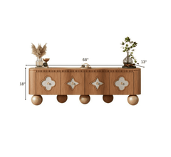 Varan Wooden 6FT TV Console - Entertainment Centers & TV Stands - Gharaana