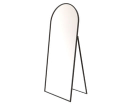 Arched Metal Floor Mirror with Stand - Mirrors - Gharaana