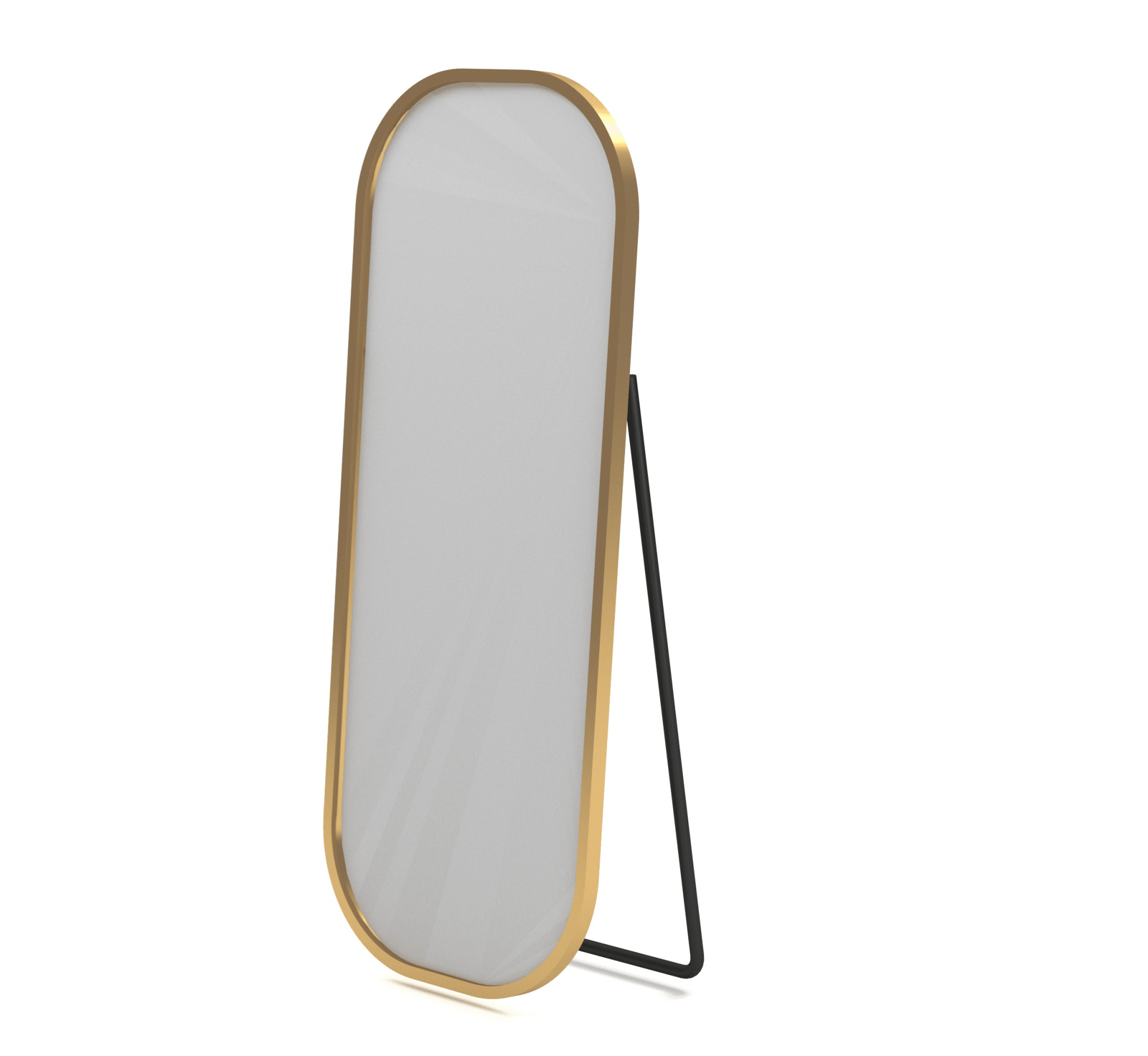 Capsule Metal Floor Mirror - Mirrors - Gharaana