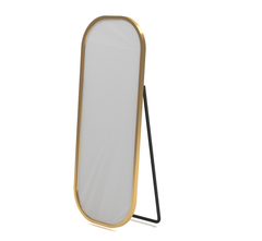 Capsule Metal Floor Mirror - Mirrors - Gharaana