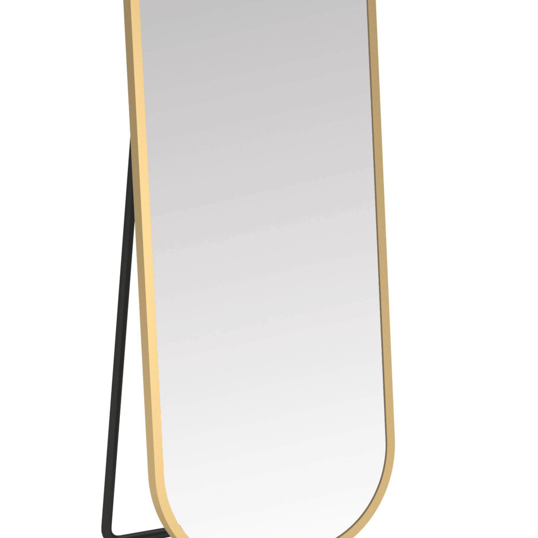 Capsule Metal Floor Mirror - Mirrors - Gharaana