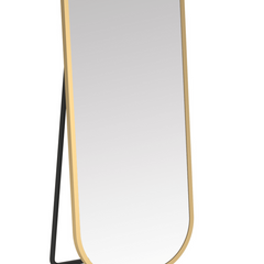 Capsule Metal Floor Mirror - Mirrors - Gharaana