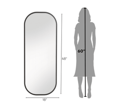 Capsule Metal Wall Mirror - Mirrors - Gharaana