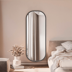 Capsule Metal Wall Mirror - Mirrors - Gharaana