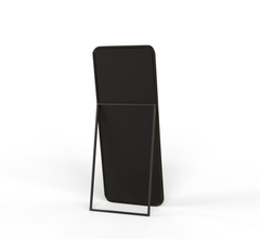 Mile Metal Floor Mirror with Stand - Mirrors - Gharaana