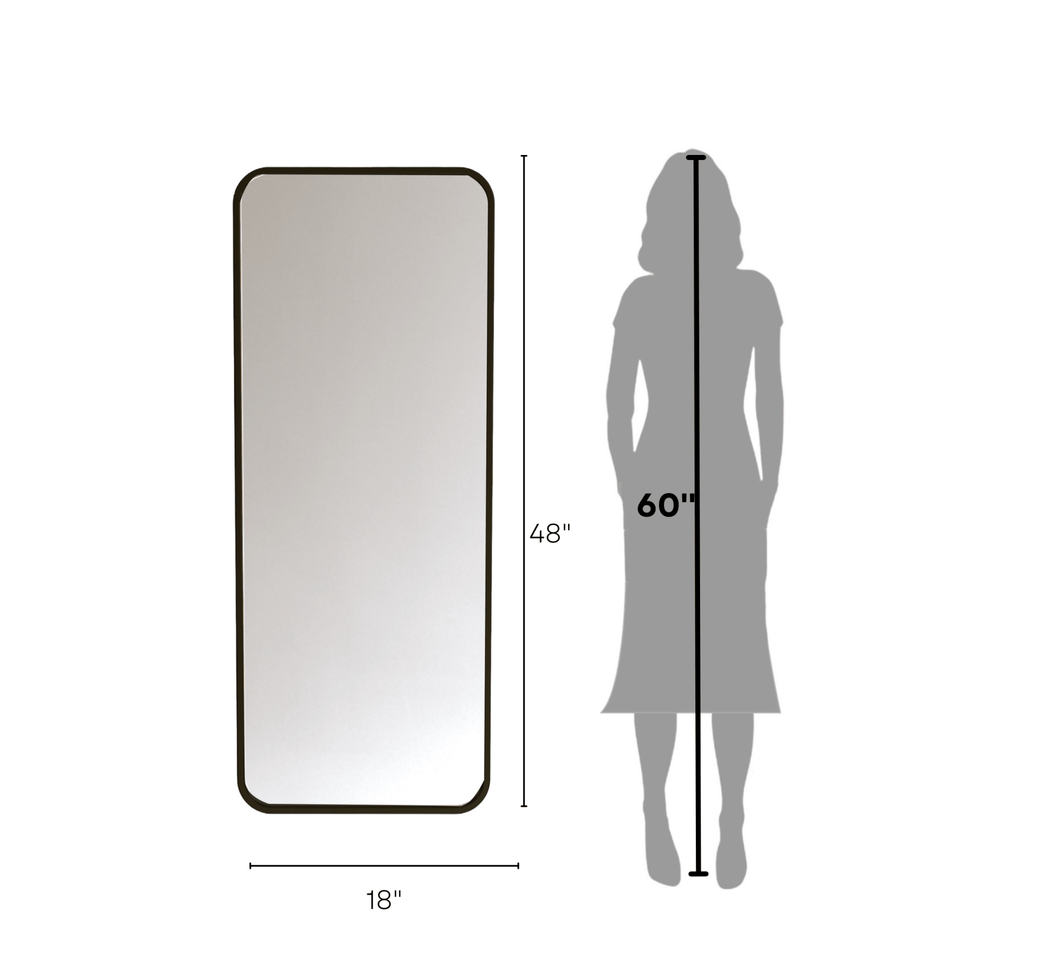 Mile Metal Wall Mirror - Mirrors - Gharaana