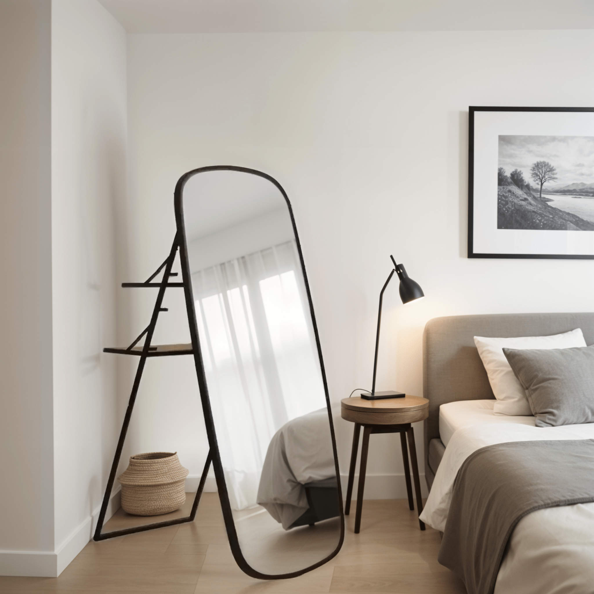 Ohana Full - length Mirror with Stand - Mirrors - Gharaana