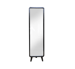 Ohana Wooden Coat-hanger Full-length Mirror with Stand - Mirrors - Gharaana