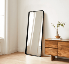 Sleek Metal Full - length Mirror - Mirrors - Gharaana
