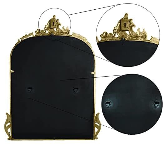 Victorian Arched Wall Mirror - Mirrors - Gharaana